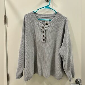 XL grey aerie sweater